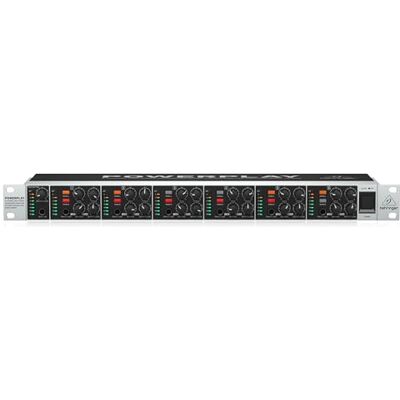 Behringer POWERPLAY HA6000 6-kanaals krachtige versterker voor het mixen en distribueren van koptelefoons Behringer POWERPLAY HA6000 6-kanaals krachtige versterker voor het mixen en distribueren van koptelefoons