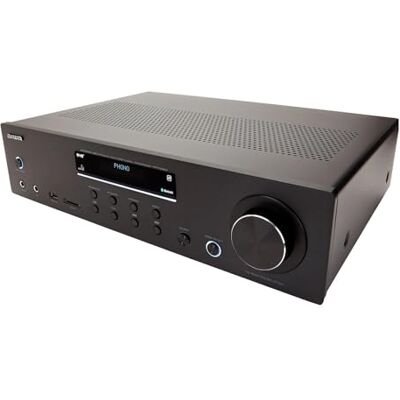 Aiwa AMR-200DAB/BK versterker, AV-ontvanger Dab+ met Bluetooth 5.0, 200 W, USB-poort, SD-kaartlezer, kleur: zwart Aiwa AMR-200DAB/BK versterker, AV-ontvanger Dab+ met Bluetooth 5.0, 200 W, USB-poort, SD-kaartlezer, kleur: zwart