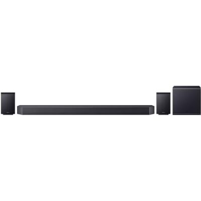 Samsung HW-Q995GH / Q990H Q-Series 11.1.4-kanaals surround soundbar voor tv's, dubbele 8 inch draadloze subwoofer, 4.0.2 achterluidspreker, Dolby Atmos & DTS:X, SpaceFit Sound Pro Samsung HW-Q995GH / Q990H Q-Series 11.1.4-kanaals surround soundbar voor tv's, dubbele 8 inch draadloze subwoofer, 4.0.2 achterluidspreker, Dolby Atmos & DTS:X, SpaceFit Sound Pro