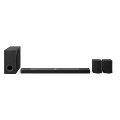 LG S95TR Smart soundbar, 810 W, 9,1,5 kanalen, Dolby Atmos en DTS surround sound, brede connectiviteit, Bluetooth, USB, optische ingang, zwart LG S95TR Smart soundbar, 810 W, 9,1,5 kanalen, Dolby Atmos en DTS surround sound, brede connectiviteit, Bluetooth, USB, optische ingang, zwart