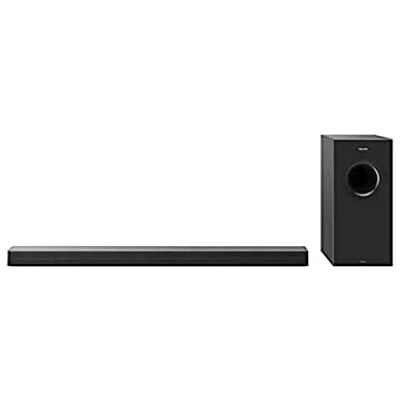 Panasonic Soundbar SC-HTB600EGK I 360W Dolby Atmos en DTS: X draadloze subwoofer systeem 2.1ch basboost bluetooth functie 4K Pass Through optische ingang HDMI zwart Franse versie Panasonic Soundbar SC-HTB600EGK I 360W Dolby Atmos en DTS: X draadloze subwoofer systeem 2.1ch basboost bluetooth functie 4K Pass Through optische ingang HDMI zwart Franse versie