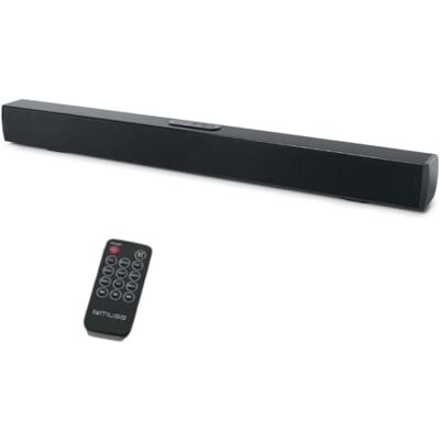 MUSE TV Soundbar Bluetooth met optische ingang, AUX-in- en RCA-ingang, 50 watt uitgangsvermogen, zwart MUSE TV Soundbar Bluetooth met optische ingang, AUX-in- en RCA-ingang, 50 watt uitgangsvermogen, zwart