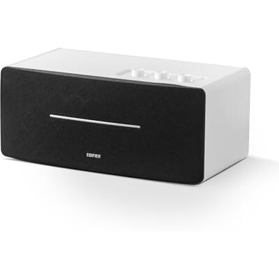 Edifier D12 Ingebouwde stereo bluetooth desktop luidspreker draadloze desktop luidspreker 70 watt RMS met subwoofer lijnuitgang, wit Edifier D12 Ingebouwde stereo bluetooth desktop luidspreker draadloze desktop luidspreker 70 watt RMS met subwoofer lijnuitgang, wit