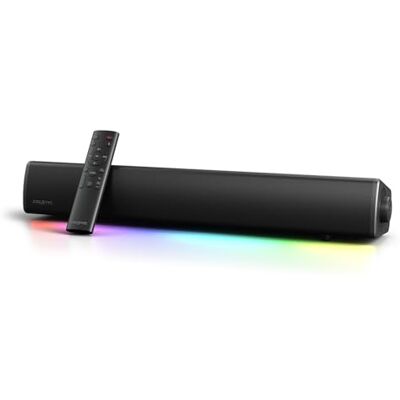 Creative Sound Blaster GS5 Gaming Soundbar, RGB met SuperWide-technologie, stroomvoorziening via adapter, tot 60 W maximaal vermogen, Bluetooth 5.4, Optical-in, hoofdtelefoonaansluiting, voor pc en tv Creative Sound Blaster GS5 Gaming Soundbar, RGB met SuperWide-technologie, stroomvoorziening via adapter, tot 60 W maximaal vermogen, Bluetooth 5.4, Optical-in, hoofdtelefoonaansluiting, voor pc en tv