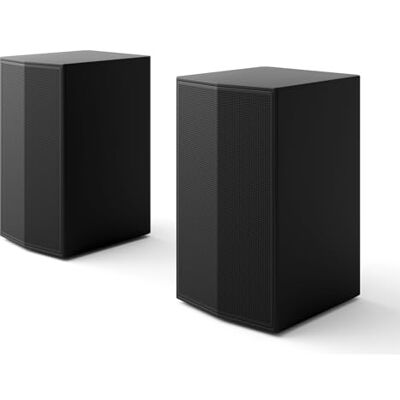 LG SPT8-S Achterluidsprekerset voor soundbar, 100 W vermogen en 2.0 kanalen, krachtig en omhullend geluid, ruimtevriendelijk ontwerp, zwart LG SPT8-S Achterluidsprekerset voor soundbar, 100 W vermogen en 2.0 kanalen, krachtig en omhullend geluid, ruimtevriendelijk ontwerp, zwart