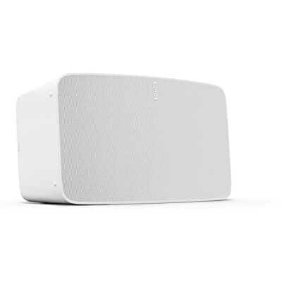 Sonos Five WLAN-speaker, wit, krachtige wifi-luidspreker voor muziekstreaming met goed, kristalhelder stereo hifi geluid – AirPlay compatibele multiroom luidspreker Sonos Five WLAN-speaker, wit, krachtige wifi-luidspreker voor muziekstreaming met goed, kristalhelder stereo hifi geluid – AirPlay compatibele multiroom luidspreker