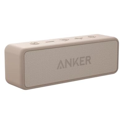 Anker Soundcore 2 Draagbare bluetooth-luidspreker met 12 W stereogeluid, bassUp, IPX7 waterdicht, 24 uur speeltijd, draadloze stereo-koppeling, luidspreker voor thuis, outdoor, reizen Anker Soundcore 2 Draagbare bluetooth-luidspreker met 12 W stereogeluid, bassUp, IPX7 waterdicht, 24 uur speeltijd, draadloze stereo-koppeling, luidspreker voor thuis, outdoor, reizen