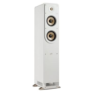 Polk Audio Signature Elite ES50 HiFi Vloerstaande Luidspreker met Hoge Resolutie voor Thuisbioscoop, Hi-Res-Gecertificeerde Speaker, Zuilluidspreker, Dolby Atmos en DTS: X Compatibel (1 Stuk) Wit Polk Audio Signature Elite ES50 HiFi Vloerstaande Luidspreker met Hoge Resolutie voor Thuisbioscoop, Hi-Res-Gecertificeerde Speaker, Zuilluidspreker, Dolby Atmos en DTS: X Compatibel (1 Stuk) Wit