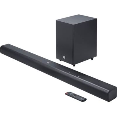 JBL Cinema SB 550, 3.1-kanaals soundbar met geïntegreerde subwoofer, HDMI ARC-verbinding, Dolby Audio, geïntegreerde bluetooth, compact design, 250 W, zwart, EU-stekker (type C) JBL Cinema SB 550, 3.1-kanaals soundbar met geïntegreerde subwoofer, HDMI ARC-verbinding, Dolby Audio, geïntegreerde bluetooth, compact design, 250 W, zwart, EU-stekker (type C)