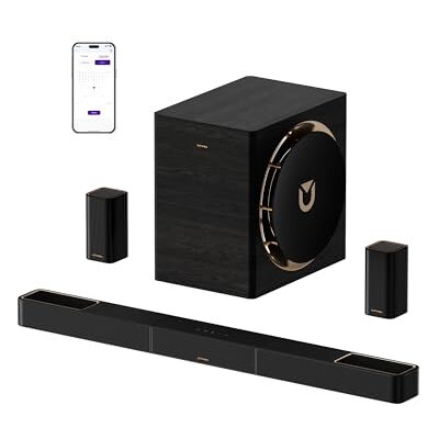 ULTIMEA 7.1.4 ch draadloze tv-soundbar, surround-systeem met Dolby Atmos, 10 inch draadloze subwoofer voor thuisbioscoop, 980 W, pass-through 4K HDR ULTIMEA 7.1.4 ch draadloze tv-soundbar, surround-systeem met Dolby Atmos, 10 inch draadloze subwoofer voor thuisbioscoop, 980 W, pass-through 4K HDR