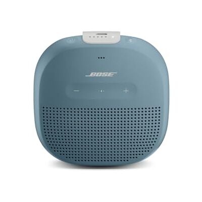 Bose SoundLink Micro Bluetooth-luidspreker: Kleine draagbare luidspreker, waterdicht, met microfoon, leiblauw Bose SoundLink Micro Bluetooth-luidspreker: Kleine draagbare luidspreker, waterdicht, met microfoon, leiblauw