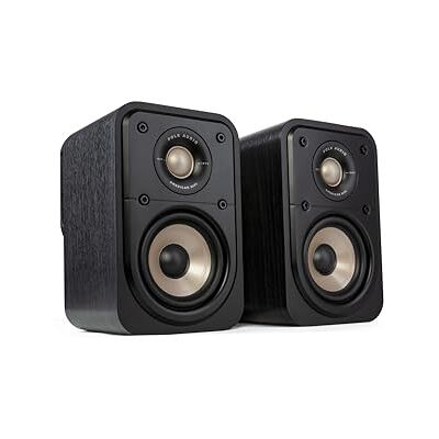 Polk Audio Signature Elite ES10 Surround Speakers met Hoge Resolutie voor Thuisbioscoop, Stereoluidsprekers, Satellietluidspreker, HiFi, Dolby Atmos en DTS: X Compatibel (Set van 2) Zwart Polk Audio Signature Elite ES10 Surround Speakers met Hoge Resolutie voor Thuisbioscoop, Stereoluidsprekers, Satellietluidspreker, HiFi, Dolby Atmos en DTS: X Compatibel (Set van 2) Zwart