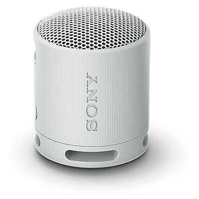 Sony SRS-XB100 Draadloze bluetooth-luidspreker, draagbaar, licht, compact, duurzaam, IP67, waterdicht en stofdicht, 16 uur batterijduur, multifunctionele polsband, handsfree bellen, parelgrijs Sony SRS-XB100 Draadloze bluetooth-luidspreker, draagbaar, licht, compact, duurzaam, IP67, waterdicht en stofdicht, 16 uur batterijduur, multifunctionele polsband, handsfree bellen, parelgrijs