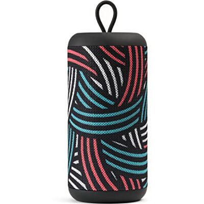 Music Sound Verticale luidspreker Bluetooth 5.0 buitenluidspreker 5 watt vermogen PlayTime 4 uur opladen 1,5 uur micro-SD-ingang, USB-stick en AUX-kabel Fantastische strepen Music Sound Verticale luidspreker Bluetooth 5.0 buitenluidspreker 5 watt vermogen PlayTime 4 uur opladen 1,5 uur micro-SD-ingang, USB-stick en AUX-kabel Fantastische strepen