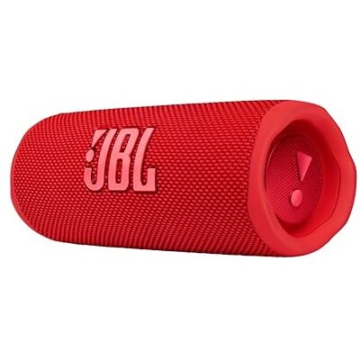 JBL Flip 6 Draagbare bluetooth-luidspreker, waterdicht, stofdicht, hoogfrequente luidspreker voor diepe bas, 12 uur speeltijd, rood JBL Flip 6 Draagbare bluetooth-luidspreker, waterdicht, stofdicht, hoogfrequente luidspreker voor diepe bas, 12 uur speeltijd, rood