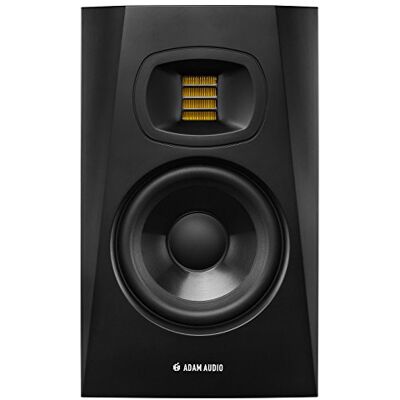 ADAM Audio T5V monitorluidspreker voor opname, mixen en masteren, geluid in Bidirectionele studio-luidspreker, U-ART tweeter, 12,7 cm woofer, 70 W, 45 Hz 25 kHz, 106 dB SPL per paar, XLR/RCA ADAM Audio T5V monitorluidspreker voor opname, mixen en masteren, geluid in Bidirectionele studio-luidspreker, U-ART tweeter, 12,7 cm woofer, 70 W, 45 Hz 25 kHz, 106 dB SPL per paar, XLR/RCA