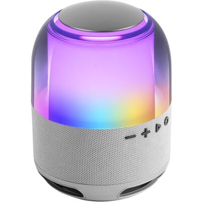 Mars Gaming MARSGAMING MS-FLOW Draagbare Bluetooth-luidspreker, 15 W, 360 graden Orbilight RGB-verlichting, krachtig geluid met 57 mm DeepBass-driver, compacte gaming-luidspreker met Bluetooth 5.3 en MicroSD, zilver Mars Gaming MARSGAMING MS-FLOW Draagbare Bluetooth-luidspreker, 15 W, 360 graden Orbilight RGB-verlichting, krachtig geluid met 57 mm DeepBass-driver, compacte gaming-luidspreker met Bluetooth 5.3 en MicroSD, zilver