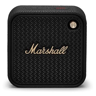 Marshall Willen II Bluetooth-luidspreker, draadloos, meer dan 17 uur batterijduur, IP67 waterdicht, snel opladen, zwart Marshall Willen II Bluetooth-luidspreker, draadloos, meer dan 17 uur batterijduur, IP67 waterdicht, snel opladen, zwart