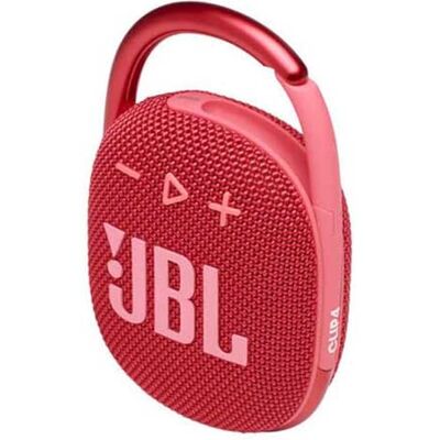 JBL CLIP 4 – Draagbare en lichte Bluetooth-luidspreker met geïntegreerde karabijnhaak, waterdicht en stofdicht, 10 uur batterijduur, rood JBL CLIP 4 – Draagbare en lichte Bluetooth-luidspreker met geïntegreerde karabijnhaak, waterdicht en stofdicht, 10 uur batterijduur, rood