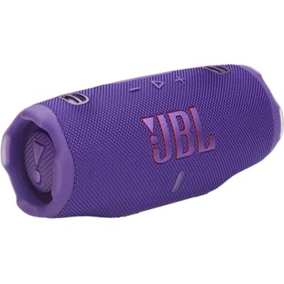 JBL Charge 6, draagbare bluetooth-luidspreker, draadloos, paars IP68 waterdicht, IA Boost, 28 uur speeltijd, Auracast, geïntegreerde externe batterij, afneembare draagriem JBL Charge 6, draagbare bluetooth-luidspreker, draadloos, paars IP68 waterdicht, IA Boost, 28 uur speeltijd, Auracast, geïntegreerde externe batterij, afneembare draagriem