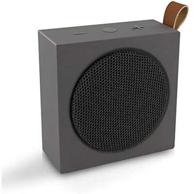 Metronic 477097 Xtra Color draagbare bluetooth-luidspreker, 3 W, met krachtige bas, MP3-microSD-aansluiting en 15 uur looptijd, grijs Metronic 477097 Xtra Color draagbare bluetooth-luidspreker, 3 W, met krachtige bas, MP3-microSD-aansluiting en 15 uur looptijd, grijs