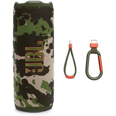 JBL Flip 7 Draagbare luidspreker, waterdicht, valbestendig, gewaagd professioneel geluid met IA Sound Boost, 16 uur speeltijd en PushLock-systeem met verwisselbare accessoires (Squad) JBL Flip 7 Draagbare luidspreker, waterdicht, valbestendig, gewaagd professioneel geluid met IA Sound Boost, 16 uur speeltijd en PushLock-systeem met verwisselbare accessoires (Squad)