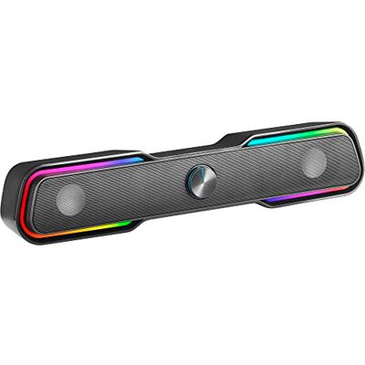 Mars Gaming MSBX zwart, RGB-soundbar, Bluethooth 5.0+Jack 3.5, DSP Sound 10 W Mars Gaming MSBX zwart, RGB-soundbar, Bluethooth 5.0+Jack 3.5, DSP Sound 10 W
