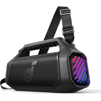 soundcore door Anker Boom 2 Plus Krachtige Bluetooth-luidspreker 140 W, 2 + 2 stereo-kanalen, BassUp 2.0, 30 W snel opladen, 20 uur, IPX7, USB-C, voor buiten, camping, strand, tuin soundcore door Anker Boom 2 Plus Krachtige Bluetooth-luidspreker 140 W, 2 + 2 stereo-kanalen, BassUp 2.0, 30 W snel opladen, 20 uur, IPX7, USB-C, voor buiten, camping, strand, tuin