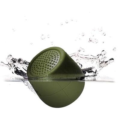 Lexon Mino X Zwevende Bluetooth-luidspreker, IPX7, waterdicht, oplaadbaar en koppelbaar, kaki Lexon Mino X Zwevende Bluetooth-luidspreker, IPX7, waterdicht, oplaadbaar en koppelbaar, kaki