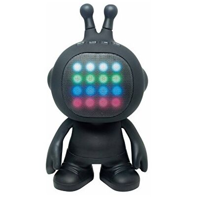 Lexibook -BTLS300 iParty draadloze luidspreker, 3 W, ledverlichting, optimale audiokwaliteit, Jack, AUX-in-stekker, USB, SD-kaarten, oplaadbare batterij, zwart, kleur, BTLS300 Lexibook -BTLS300 iParty draadloze luidspreker, 3 W, ledverlichting, optimale audiokwaliteit, Jack, AUX-in-stekker, USB, SD-kaarten, oplaadbare batterij, zwart, kleur, BTLS300