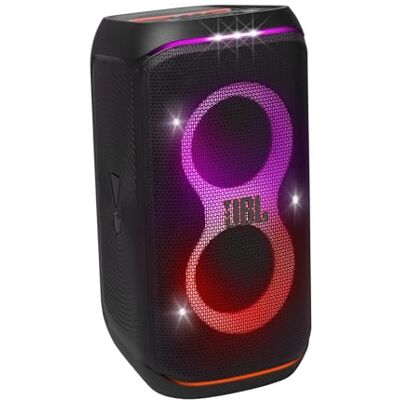 JBL PartyBox Club 120, draagbare avondluidspreker, ergonomische opvouwbare handgreep, lichtspel, 12 uur batterijduur, spatwaterdicht, IPX4, zwart, EU-stekker (type C) JBL PartyBox Club 120, draagbare avondluidspreker, ergonomische opvouwbare handgreep, lichtspel, 12 uur batterijduur, spatwaterdicht, IPX4, zwart, EU-stekker (type C)