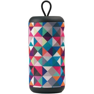 Music Sound Verticale luidspreker Bluetooth 5.0 buitenluidspreker 5 watt vermogen PlayTime 4 uur opladen 1,5 uur micro-SD-ingang, USB-stick en AUX-kabel Fantastische driehoeken Music Sound Verticale luidspreker Bluetooth 5.0 buitenluidspreker 5 watt vermogen PlayTime 4 uur opladen 1,5 uur micro-SD-ingang, USB-stick en AUX-kabel Fantastische driehoeken