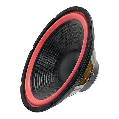 Rockwood Subwoofer Ø 300 mm, laadvermogen 200 W, impedantie 4 ohm, geluidsdrukniveau 89 dB, inbouwdiepte 112 mm, met rode schuimrand Rockwood Subwoofer Ø 300 mm, laadvermogen 200 W, impedantie 4 ohm, geluidsdrukniveau 89 dB, inbouwdiepte 112 mm, met rode schuimrand