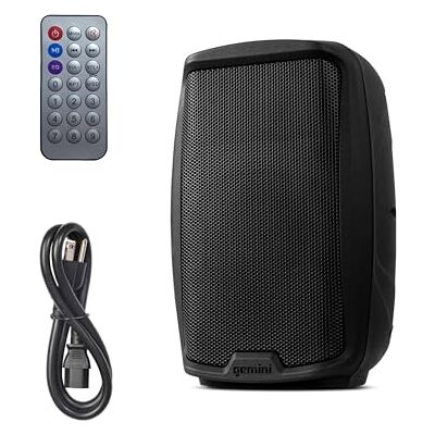 Gemini Sound AS-2108BT Active Bluetooth PA-systeem, DJ luidspreker 500 W woofer 500 W, SD, USB, XLR ingang/uitgang, 2 x 1/4 inch microfoon/RCA en punt-ingangen, TWS Gemini Sound AS-2108BT Active Bluetooth PA-systeem, DJ luidspreker 500 W woofer 500 W, SD, USB, XLR ingang/uitgang, 2 x 1/4 inch microfoon/RCA en punt-ingangen, TWS
