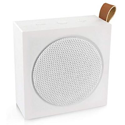 Metronic 477098 Xtra Color draagbare bluetooth-luidspreker, 3 W, met krachtige bas, MP3-microSD-aansluiting en 15 uur looptijd, wit/wit Metronic 477098 Xtra Color draagbare bluetooth-luidspreker, 3 W, met krachtige bas, MP3-microSD-aansluiting en 15 uur looptijd, wit/wit