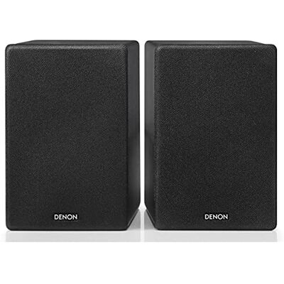 Denon SCN10 2-weg HiFi-luidspreker voor tv-audiosysteem, 2 x 65 W, compatibel met ontvangers en versterkers, elegant design, zwart SCN10BKEM Denon SCN10 2-weg HiFi-luidspreker voor tv-audiosysteem, 2 x 65 W, compatibel met ontvangers en versterkers, elegant design, zwart SCN10BKEM