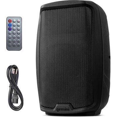 Gemini Sound AS-2115BT Bluetooth actief PA-systeem, 15 inch, 2000 W, SD, USB, XLR-ingang, 2 microfoons, RCA- en AUX-ingangen met handgrepen, TWS zwart Gemini Sound AS-2115BT Bluetooth actief PA-systeem, 15 inch, 2000 W, SD, USB, XLR-ingang, 2 microfoons, RCA- en AUX-ingangen met handgrepen, TWS zwart