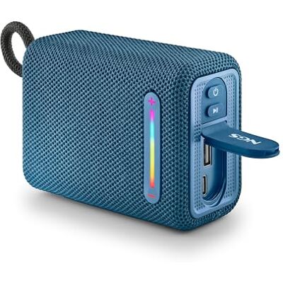 NGS Roller Furia 1 Blue Draagbare Bluetooth-luidspreker met RGB-verlichting, IPX6 waterdicht, 15 W, TWS, USB-poort, 9 uur batterij, blauw NGS Roller Furia 1 Blue Draagbare Bluetooth-luidspreker met RGB-verlichting, IPX6 waterdicht, 15 W, TWS, USB-poort, 9 uur batterij, blauw