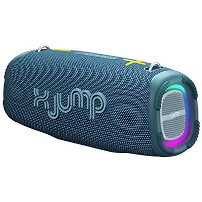 X JUMP XJ 200 90W draagbare luidspreker versterker High Performance Bluetooth TWS-functie USB AUX-IN ingebouwde microfoon waterdicht IPX5 luidspreker blauw X JUMP XJ 200 90W draagbare luidspreker versterker High Performance Bluetooth TWS-functie USB AUX-IN ingebouwde microfoon waterdicht IPX5 luidspreker blauw