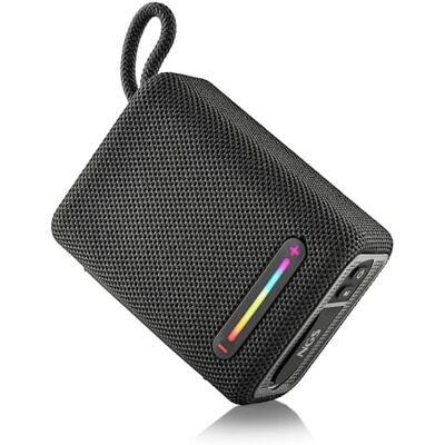 NGS Roller Fury 1 zwart – draagbare bluetooth-luidspreker 5.0, 15 W, IPX6 waterdicht, RGB-verlichting, True Wireless TWS, USB, 9 uur batterij, zwart NGS Roller Fury 1 zwart – draagbare bluetooth-luidspreker 5.0, 15 W, IPX6 waterdicht, RGB-verlichting, True Wireless TWS, USB, 9 uur batterij, zwart