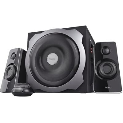 Trust Tytan PC 2.1 luidspreker met subwoofer, 120 W, zwart Trust Tytan PC 2.1 luidspreker met subwoofer, 120 W, zwart