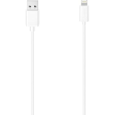 Hama iPhone USB-Lightning-kabel (Lightning-kabel, MFI-gecertificeerd, oplaadkabel voor iPhone/iPad/iPod, USB-kabel – Lightning, 1,5 m) wit Hama iPhone USB-Lightning-kabel (Lightning-kabel, MFI-gecertificeerd, oplaadkabel voor iPhone/iPad/iPod, USB-kabel – Lightning, 1,5 m) wit