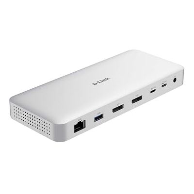 D-Link DUF-901 USB4 9-in-1 dockingstation USB-C hub met 8K Dual Display, 40 Gbps, 2,5 GbE LAN, 100 W PD, USB 3.1, USB-C, DisplayPort, compatibel met Mac en Windows D-Link DUF-901 USB4 9-in-1 dockingstation USB-C hub met 8K Dual Display, 40 Gbps, 2,5 GbE LAN, 100 W PD, USB 3.1, USB-C, DisplayPort, compatibel met Mac en Windows