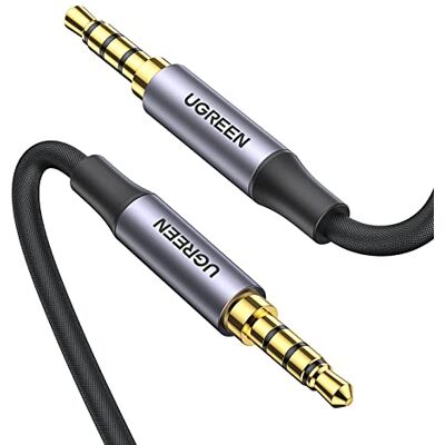 UGREEN 3.5mm Aux Kabel Nylon Audio Jack Kabel Ondersteuning Microfoon(3M) Auto Nylon Gevlochten Compatibel met iPad iPod Hoofdtelefoon Microfoon Tablet HiFi Systeem MP4 MP3 Autoradio Versterker UGREEN 3.5mm Aux Kabel Nylon Audio Jack Kabel Ondersteuning Microfoon(3M) Auto Nylon Gevlochten Compatibel met iPad iPod Hoofdtelefoon Microfoon Tablet HiFi Systeem MP4 MP3 Autoradio Versterker