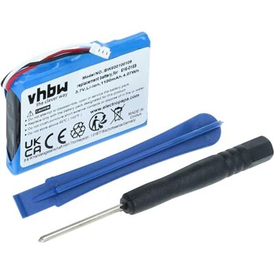vhbw 1100 mAh Li-ion batterij voor Apple iPod vervangt 616-0159, E225846 vhbw 1100 mAh Li-ion batterij voor Apple iPod vervangt 616-0159, E225846