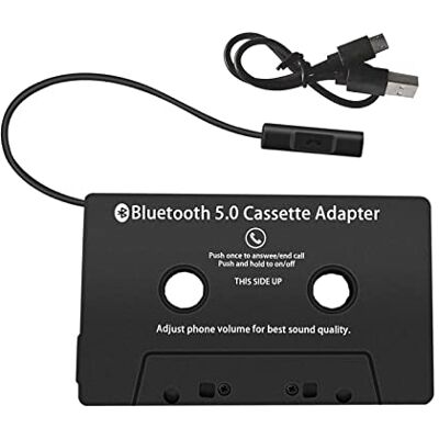 WANGCL Cassette-adapter voor 5.0 auto radio auto cassette ontvanger Bluetooth car audio cassette to AUX adapter CD speler MP3 iPod met 3,5 mm jack plug WANGCL Cassette-adapter voor 5.0 auto radio auto cassette ontvanger Bluetooth car audio cassette to AUX adapter CD speler MP3 iPod met 3,5 mm jack plug
