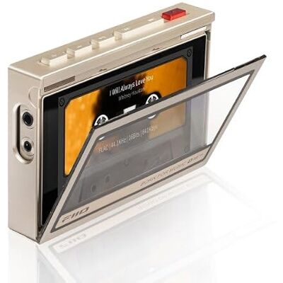 FiiO M21 DAP hoes in cassette-stijl (Titanium Gold) FiiO M21 DAP hoes in cassette-stijl (Titanium Gold)