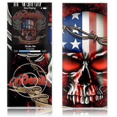 MusicSkins ameriskull aspoester voor iPod nano 4e generatie MusicSkins ameriskull aspoester voor iPod nano 4e generatie