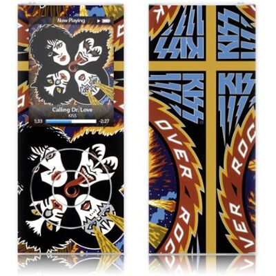 MusicSkins KISS Rock And Roll Over voor iPod nano 4G MusicSkins KISS Rock And Roll Over voor iPod nano 4G