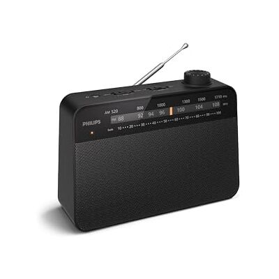 Philips TAR2509/10 Port Radio FM/AM met Altavoz 3,5 inch Funciona met Pilas o Corriente kabel Philips TAR2509/10 Port Radio FM/AM met Altavoz 3,5 inch Funciona met Pilas o Corriente kabel